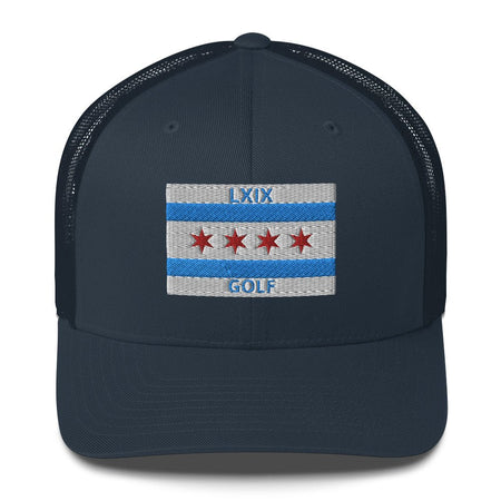 Chicago Flag Trucker Cap - Get Tight Gear