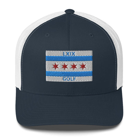 Chicago Flag Trucker Cap - Get Tight Gear