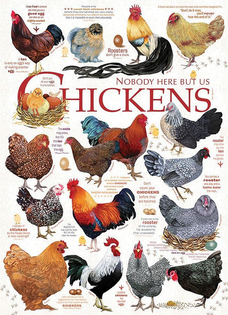 Chicken Quotes Puzzle - Get Tight Gear