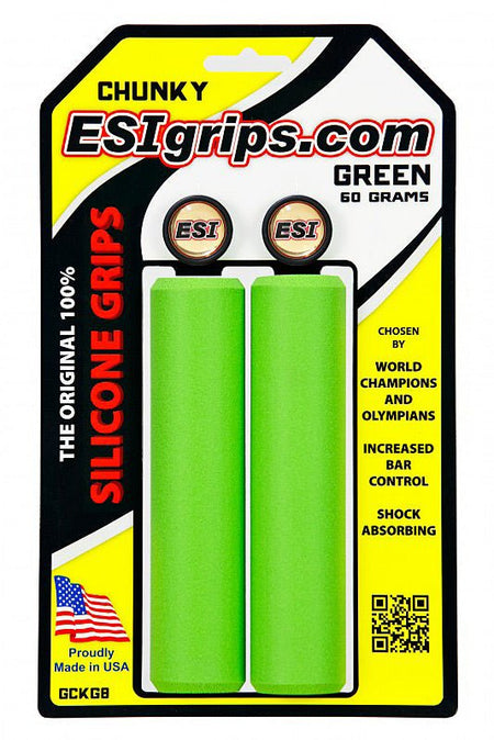 Chunky Green Bike Grip - Get Tight Gear