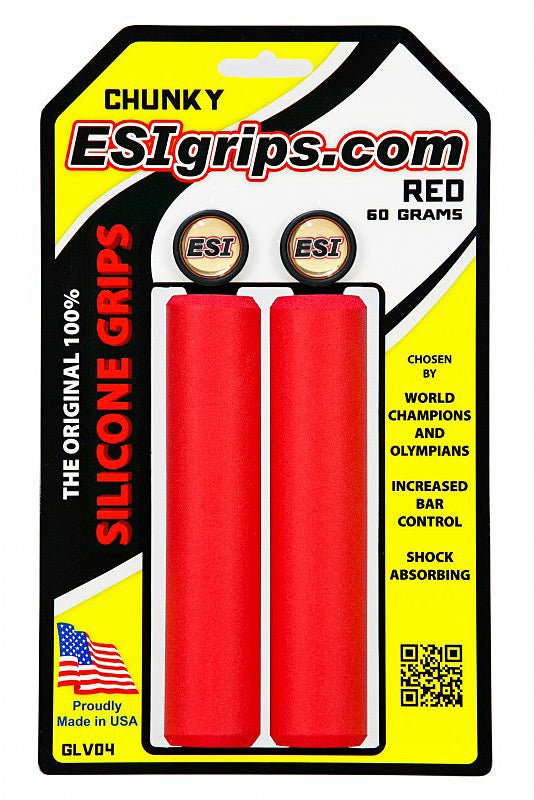 Chunky Red Bike Grip - Get Tight Gear