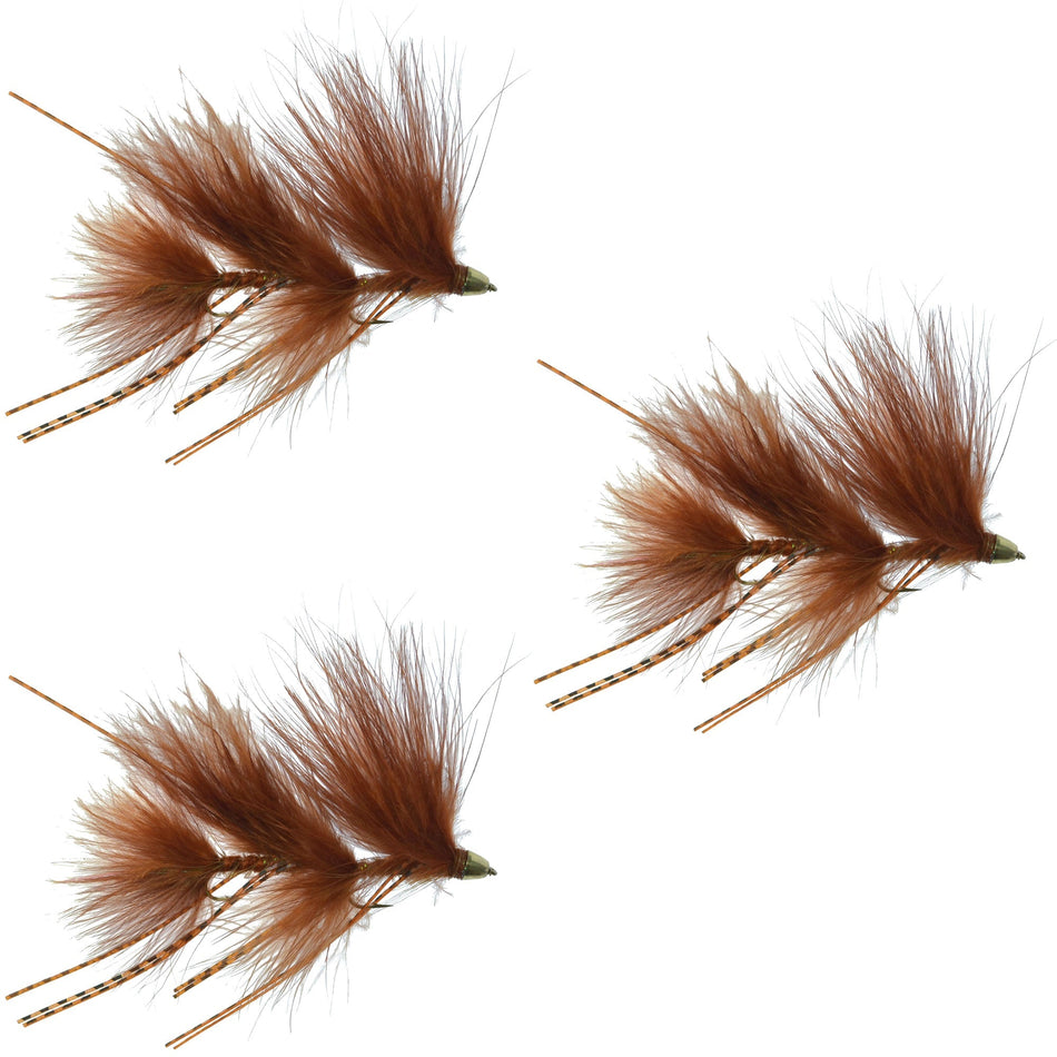 Circus Peanut Envy Streamer Brown - Size 6 - Articulated - Set of 3 - Get Tight Gear