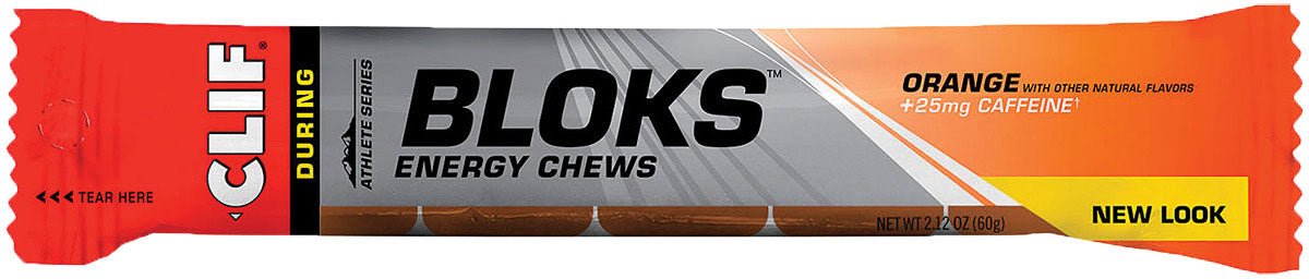 Clif Shot Blok Orange Caffeine - Get Tight Gear