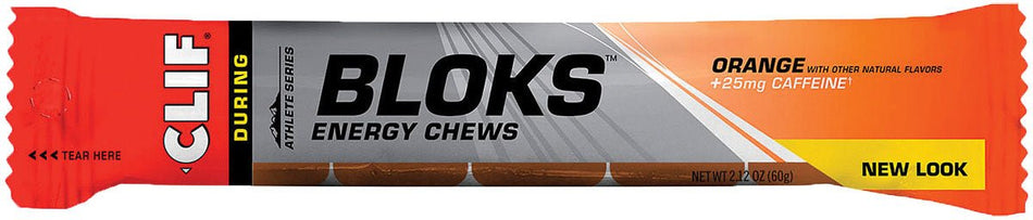 Clif Shot Blok Orange Caffeine - Get Tight Gear