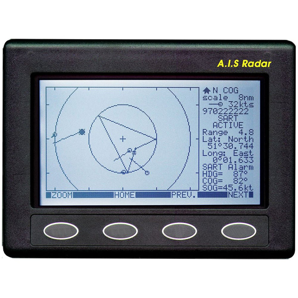 Clipper AIS Plotter/Radar - Requires GPS Input & VHF Antenna - Get Tight Gear