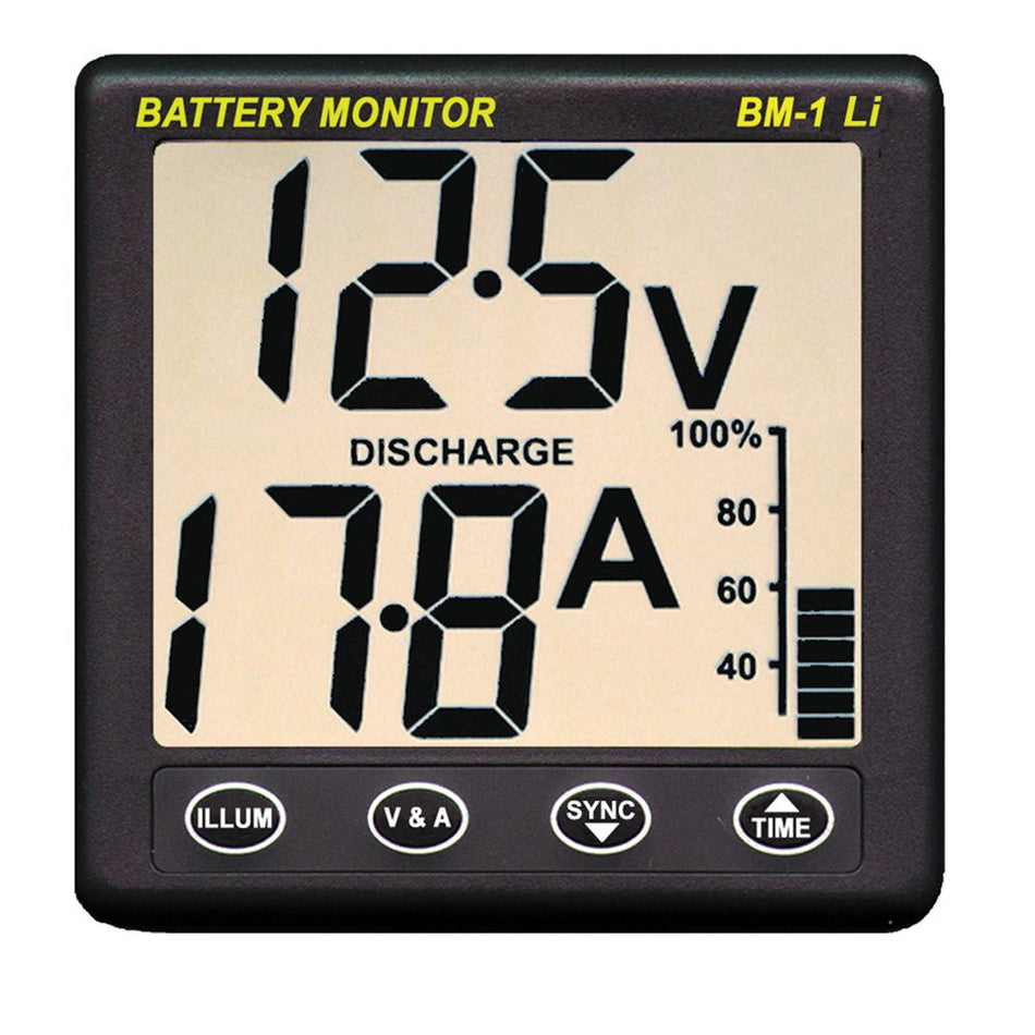 Clipper BM - 1 LI Battery Monitor f/12V Lithium - Get Tight Gear
