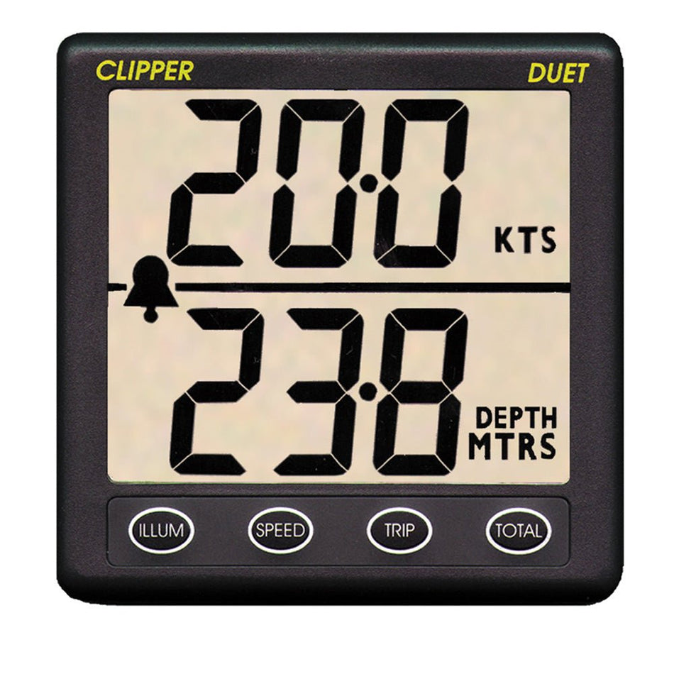 Clipper Duet Instrument Depth Speed Log w/Transducer - Get Tight Gear