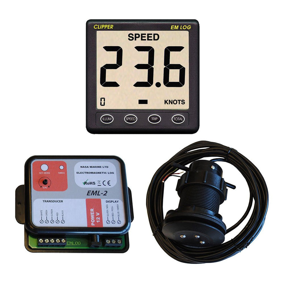 Clipper Electromagnetic 2 Speed Log Display Data Box Electromagnetic Log - Get Tight Gear