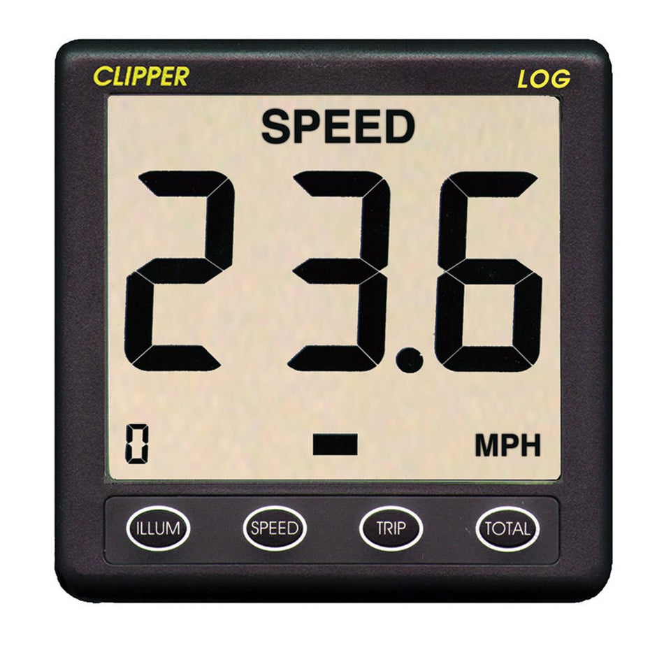 Clipper Speed Log Instrument w/Transducer & Cover - Get Tight Gear