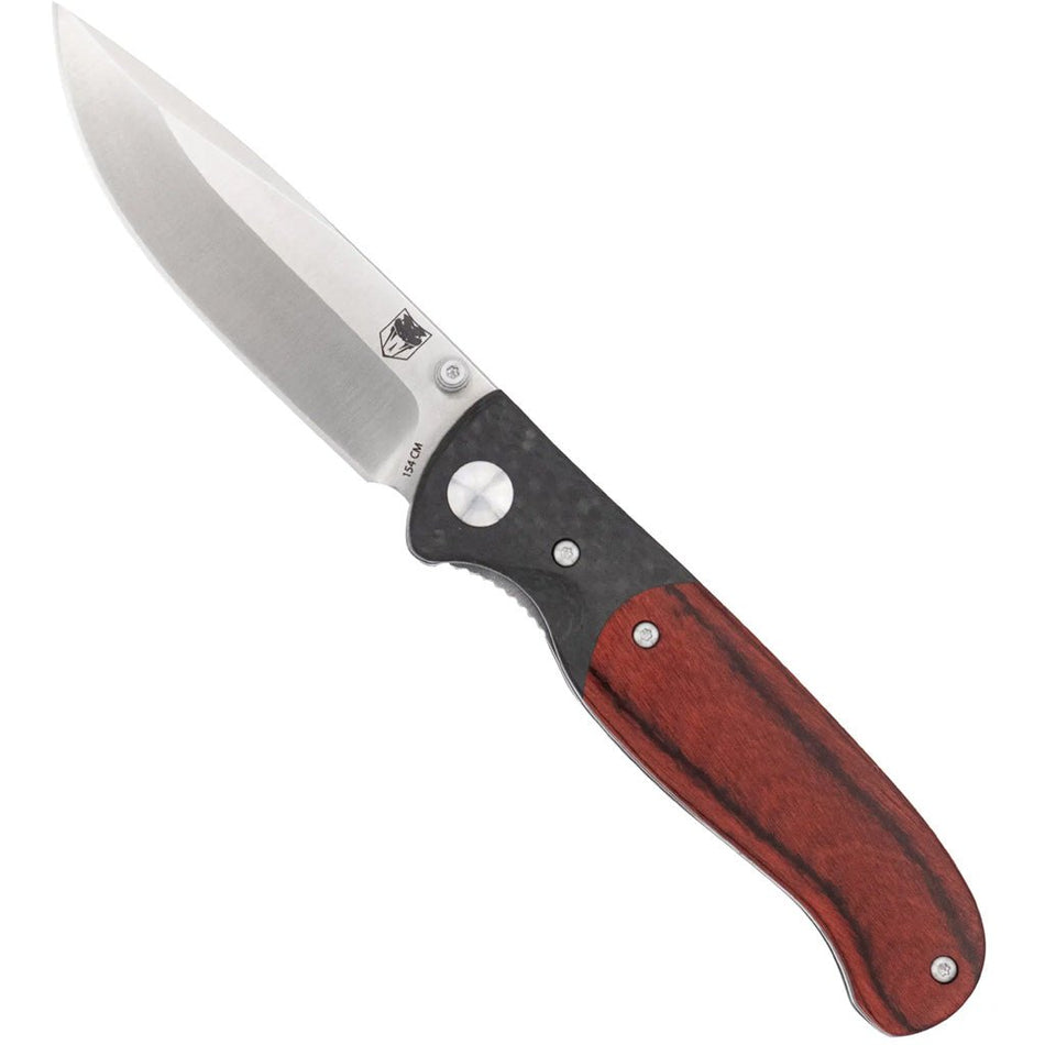 CobraTec Baron Knife Folding Blade Pakkawood - Get Tight Gear