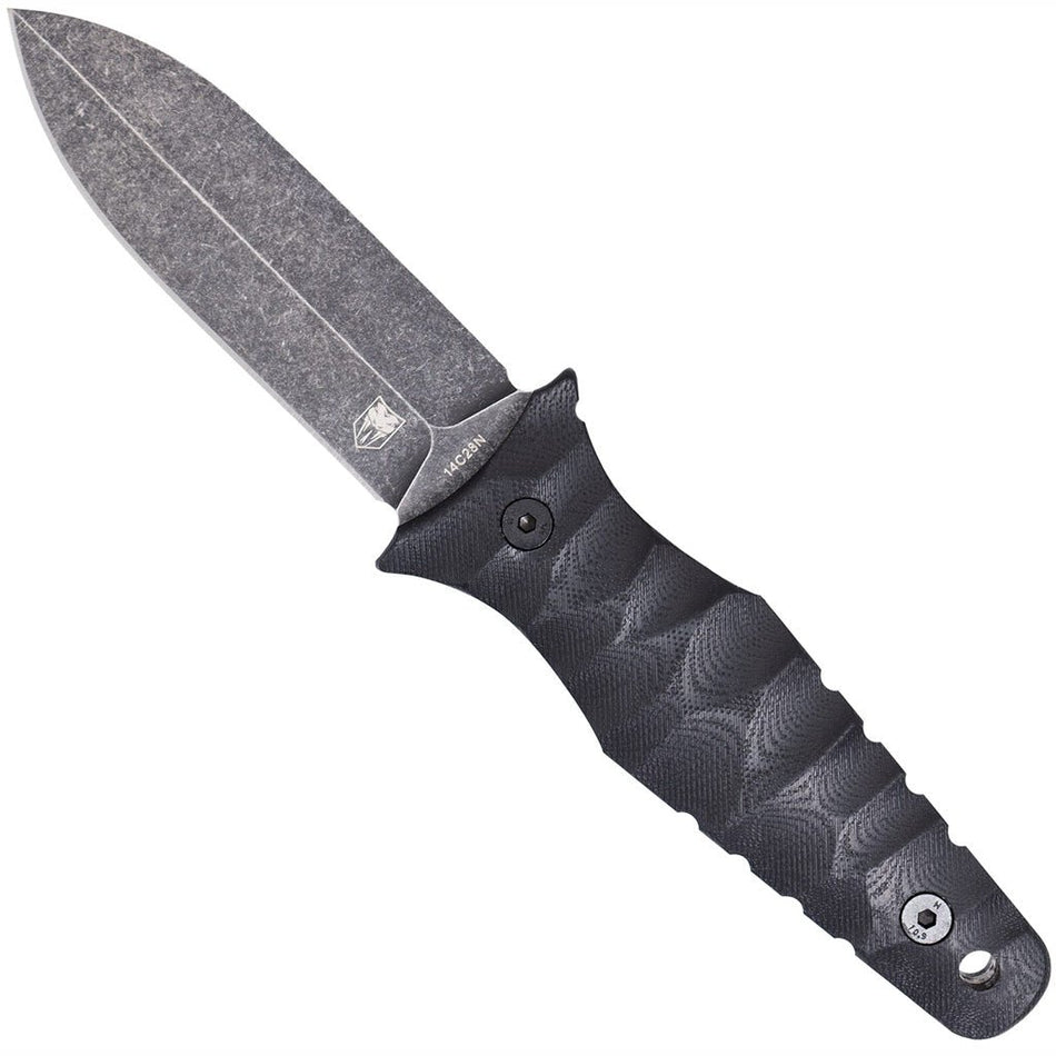 CobraTec Claymore Dagger Fixed Blade Black Stonewash - Get Tight Gear