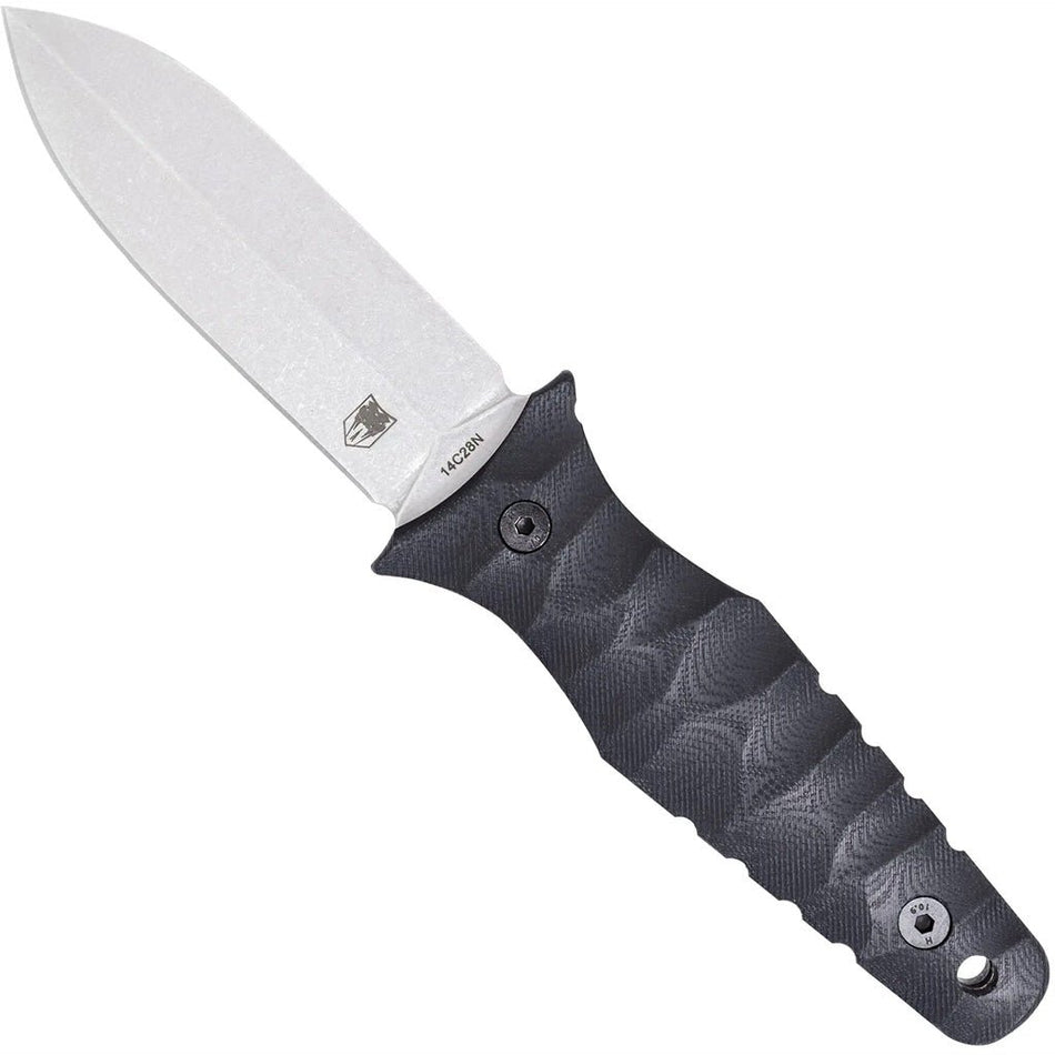CobraTec Claymore Single Blade Dagger Fixed Blade Satin Stonewash - Get Tight Gear