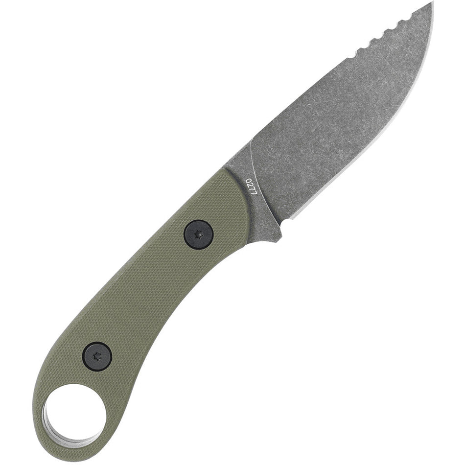 CobraTec D2 Skinner Knife Generation II Fixed Blade OD Green - Get Tight Gear