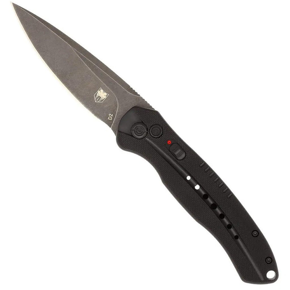 CobraTec Diablo Auto Deploy Knife Auto Deploy Switchblade Black - Get Tight Gear
