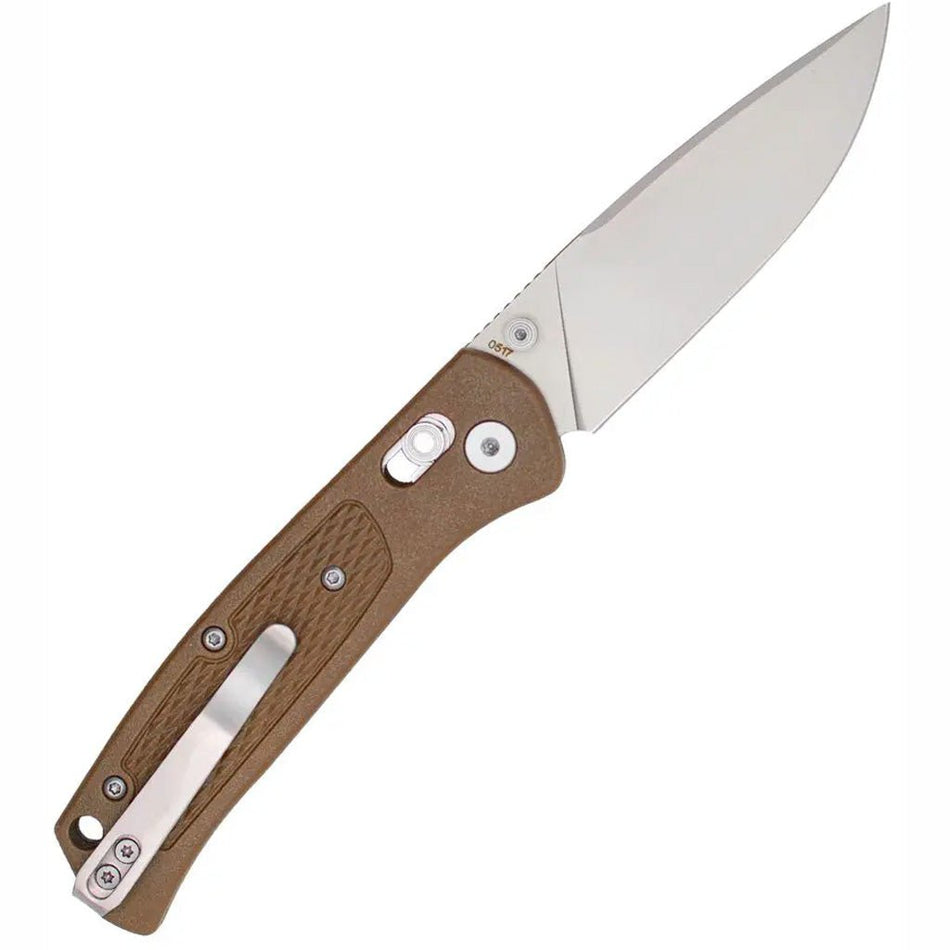 CobraTec EDC Scout Grivory Bar Lock Knife Folding Blade Mocha - Get Tight Gear