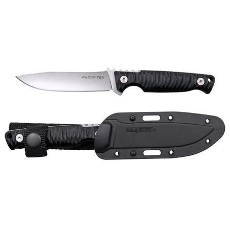 COLD STL RAZORTEK 4 BLK W/SHEATH - Get Tight Gear