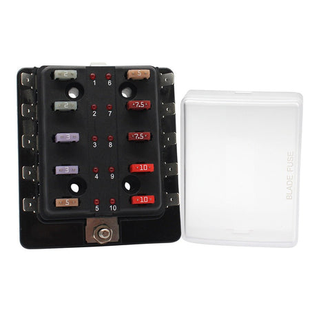 Cole Hersee Standard 10 MINI Series Fuse Block w/LED Indicators - Get Tight Gear