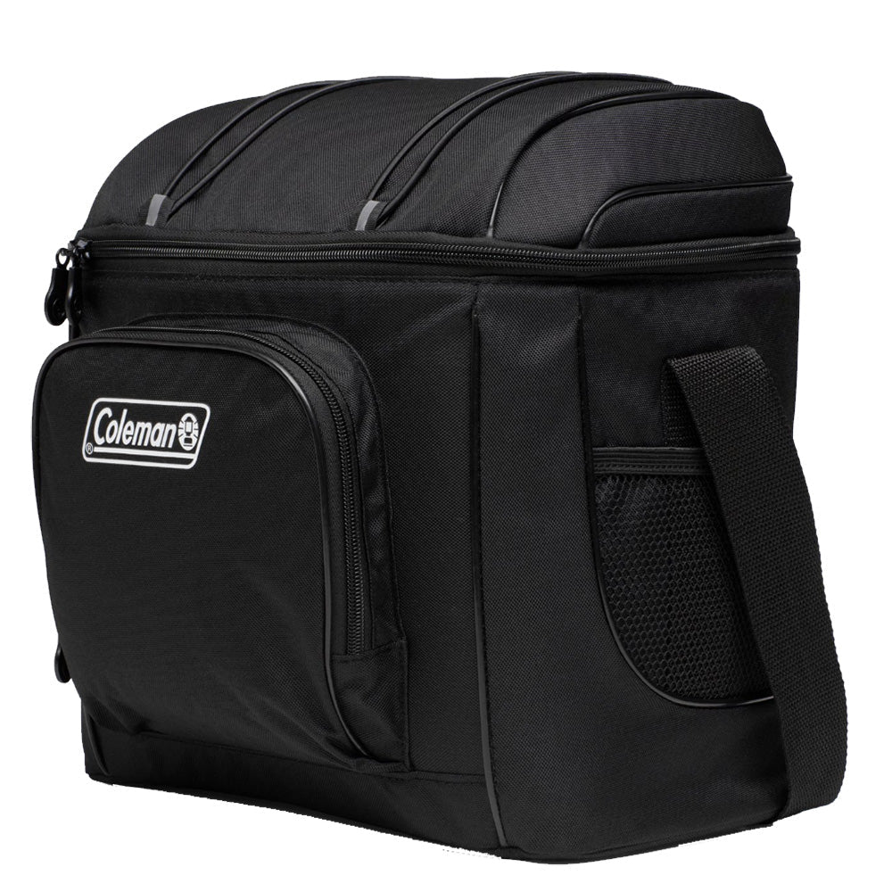 Coleman Chiller 16 - Can Soft - Sided Portable Cooler - Black - Get Tight Gear