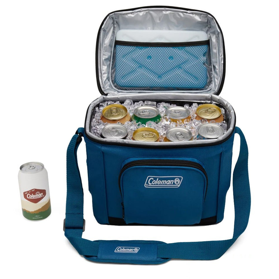 Coleman Chiller 16 - Can Soft - Sided Portable Cooler - Deep Ocean - Get Tight Gear