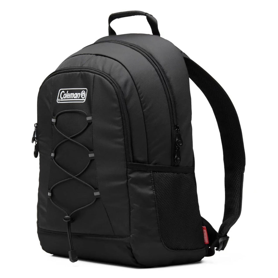 Coleman CHILLER 28 - Can Soft - Sided Backpack Cooler - Black - Get Tight Gear