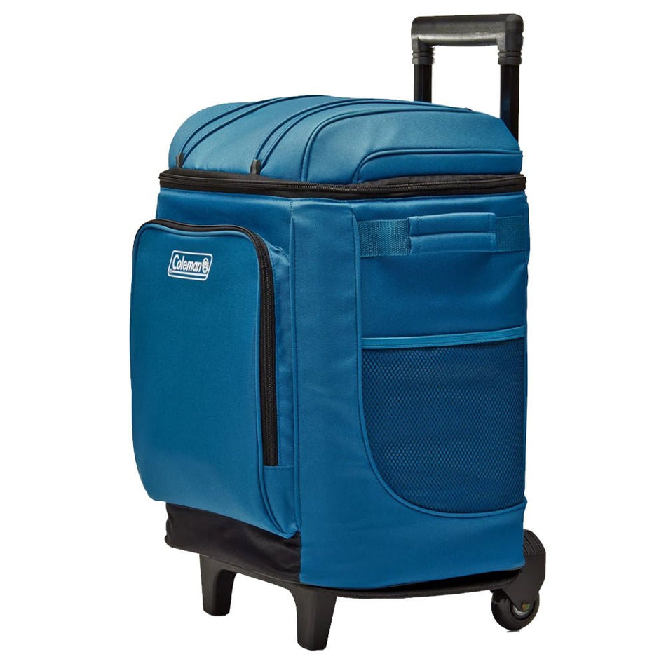 Coleman CHILLER 42 - Can Soft - Sided Portable Cooler w/Wheels - Deep Ocean - Get Tight Gear