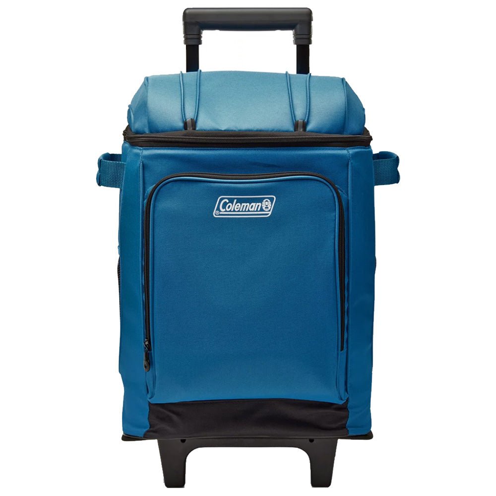 Coleman CHILLER 42 - Can Soft - Sided Portable Cooler w/Wheels - Deep Ocean - Get Tight Gear