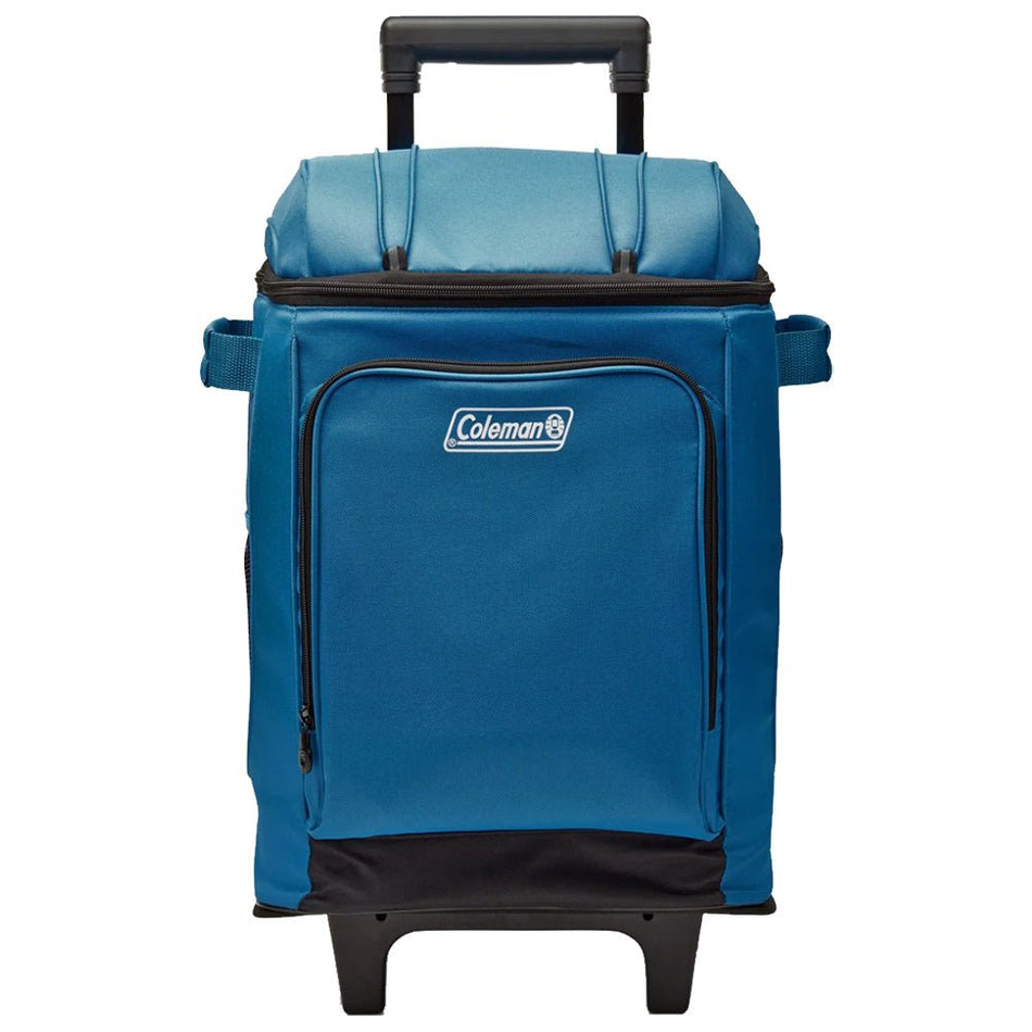 Coleman CHILLER 42 - Can Soft - Sided Portable Cooler w/Wheels - Deep Ocean - Get Tight Gear