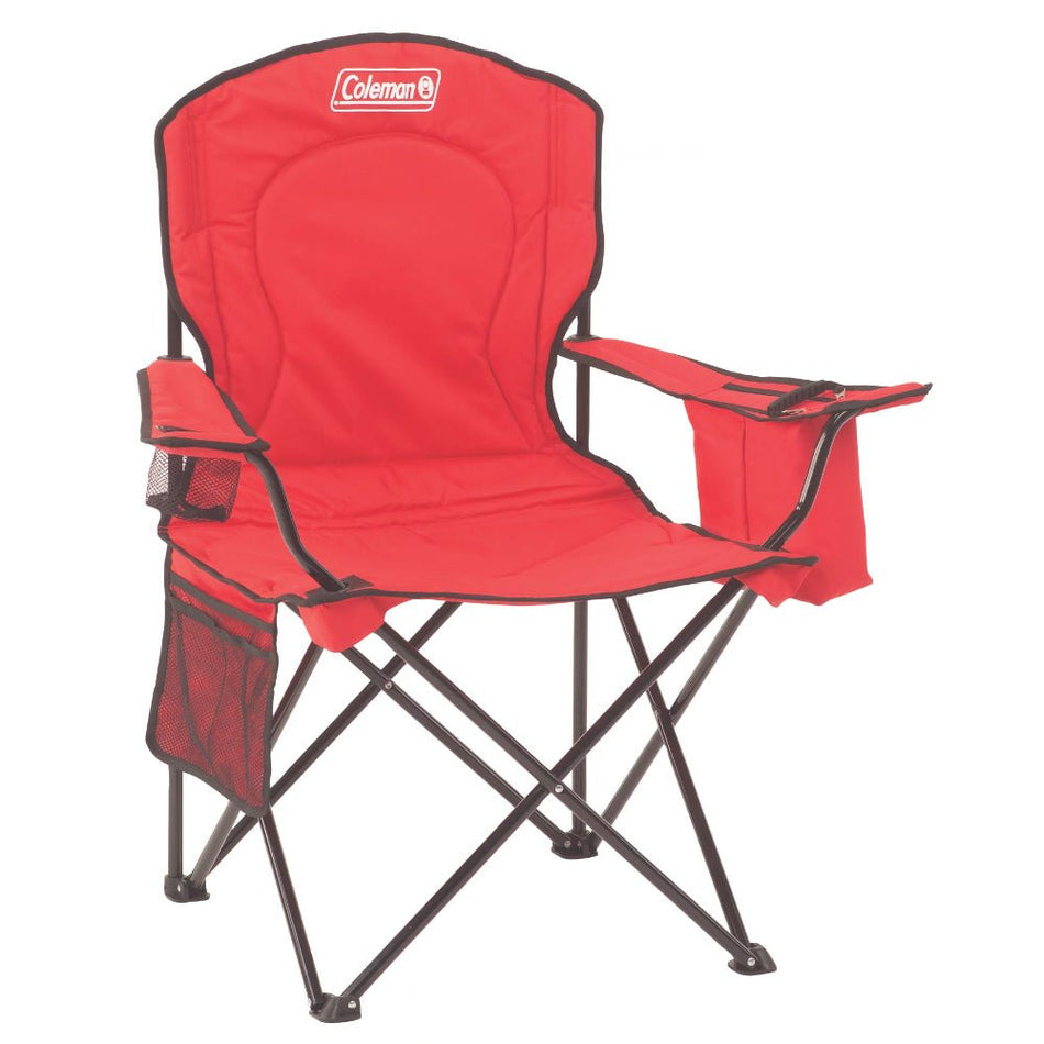 Coleman Cooler Quad Chair - Red - Get Tight Gear
