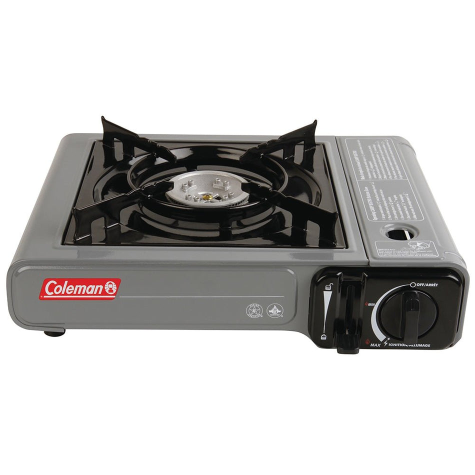 Coleman Table Top 1 Burner Butane Camping Stove - Grey - Get Tight Gear
