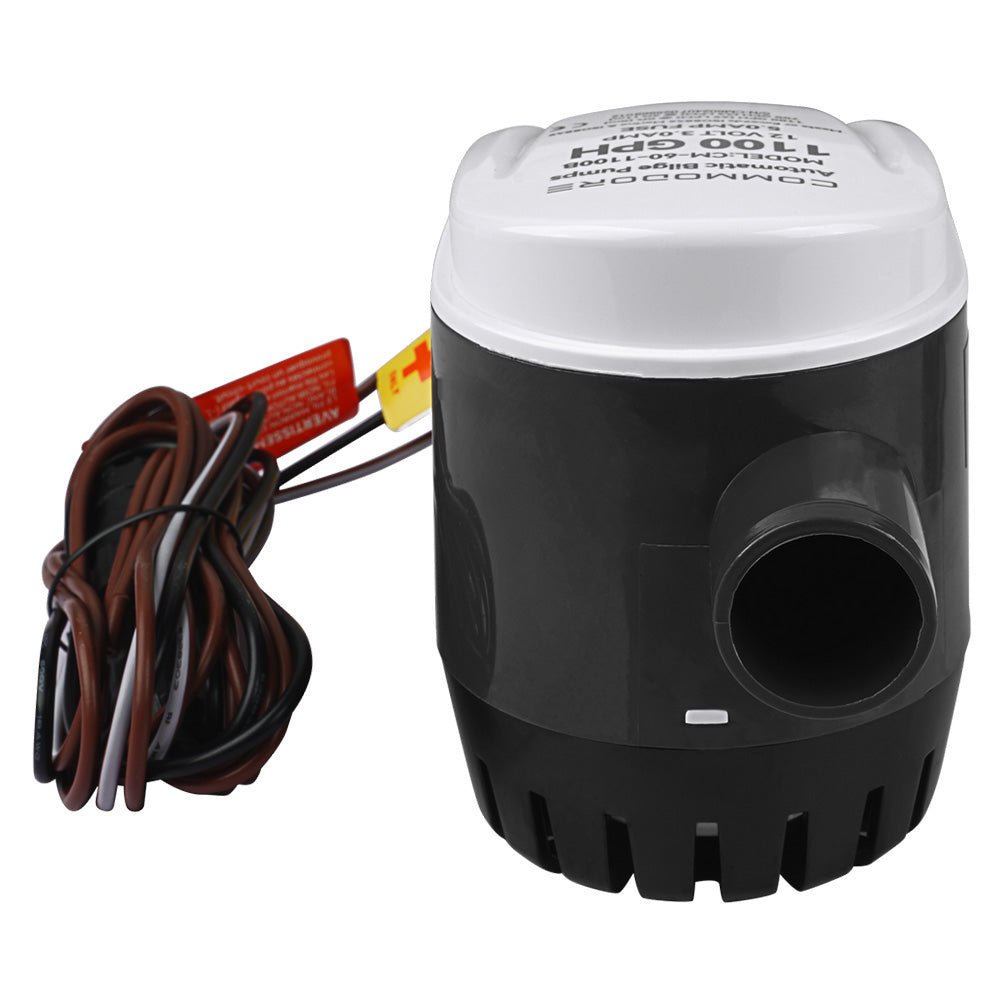 Commodore 1100 GPH 60 Series Automatic Bilge Pump - 12V - Get Tight Gear