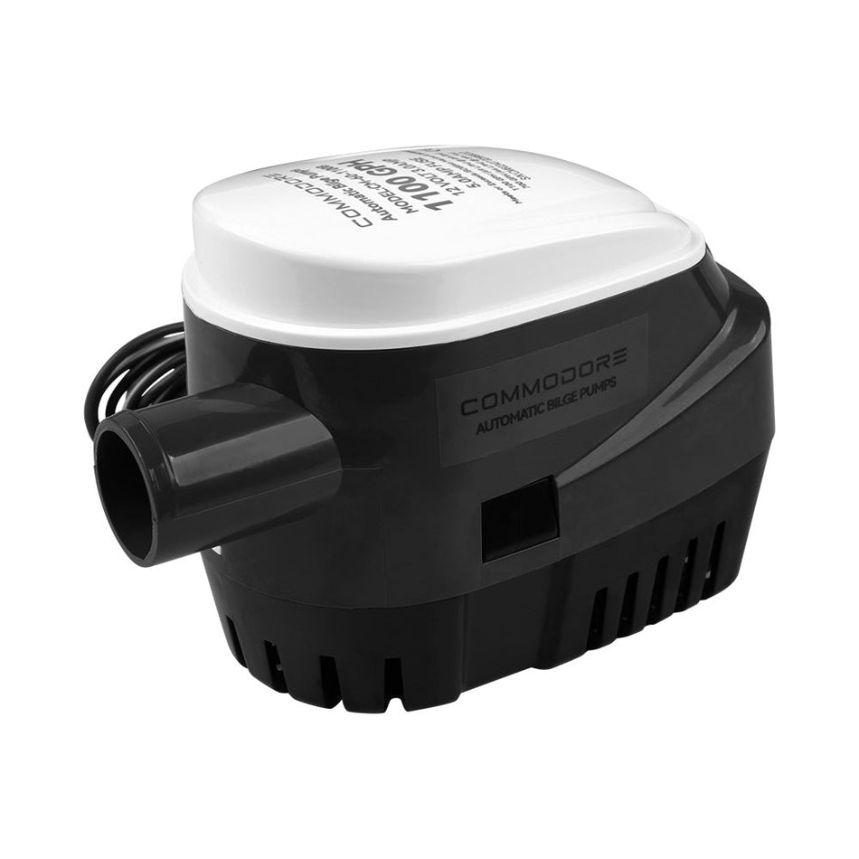 Commodore 1100 GPH 60 Series Automatic Bilge Pump - 12V - Get Tight Gear