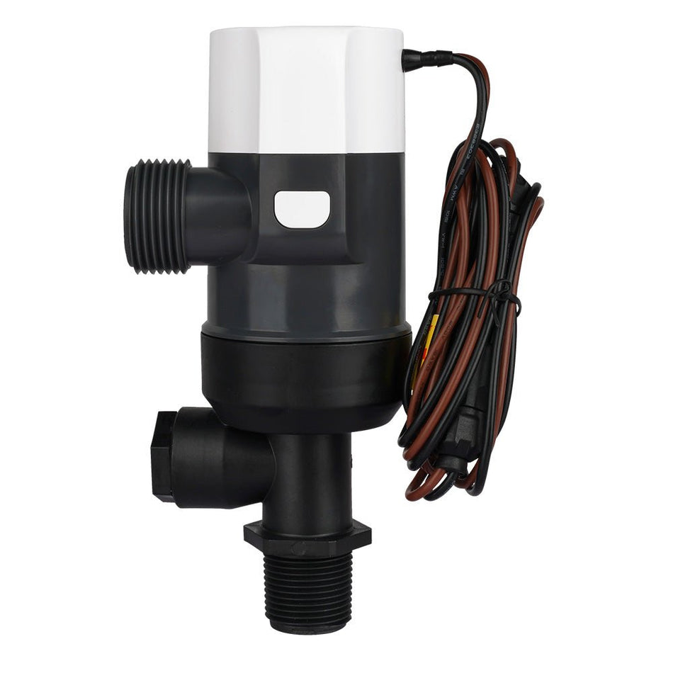 Commodore 1100 GPH Vertical Livewell Pump - Short - 12V - Get Tight Gear