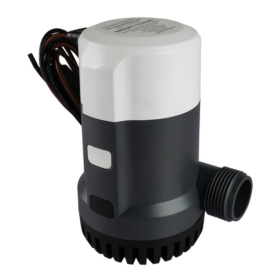 Commodore 2000 GPH Automatic AMP Sensor Bilge Pump - 12V - Get Tight Gear