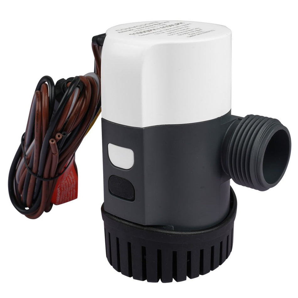 Commodore 2000 GPH Automatic AMP Sensor Bilge Pump - 24V - Get Tight Gear