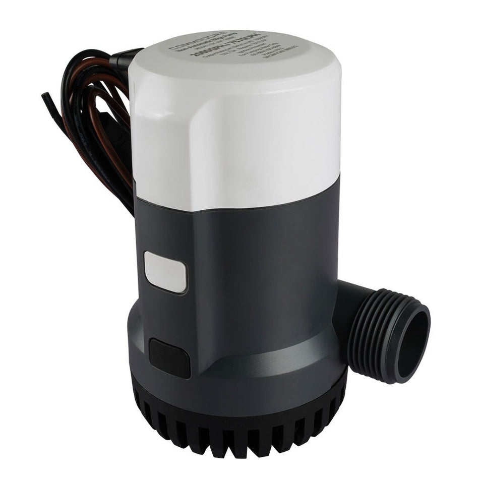 Commodore 2000 GPH Non - Automatic Bilge Pump - 12V - Get Tight Gear