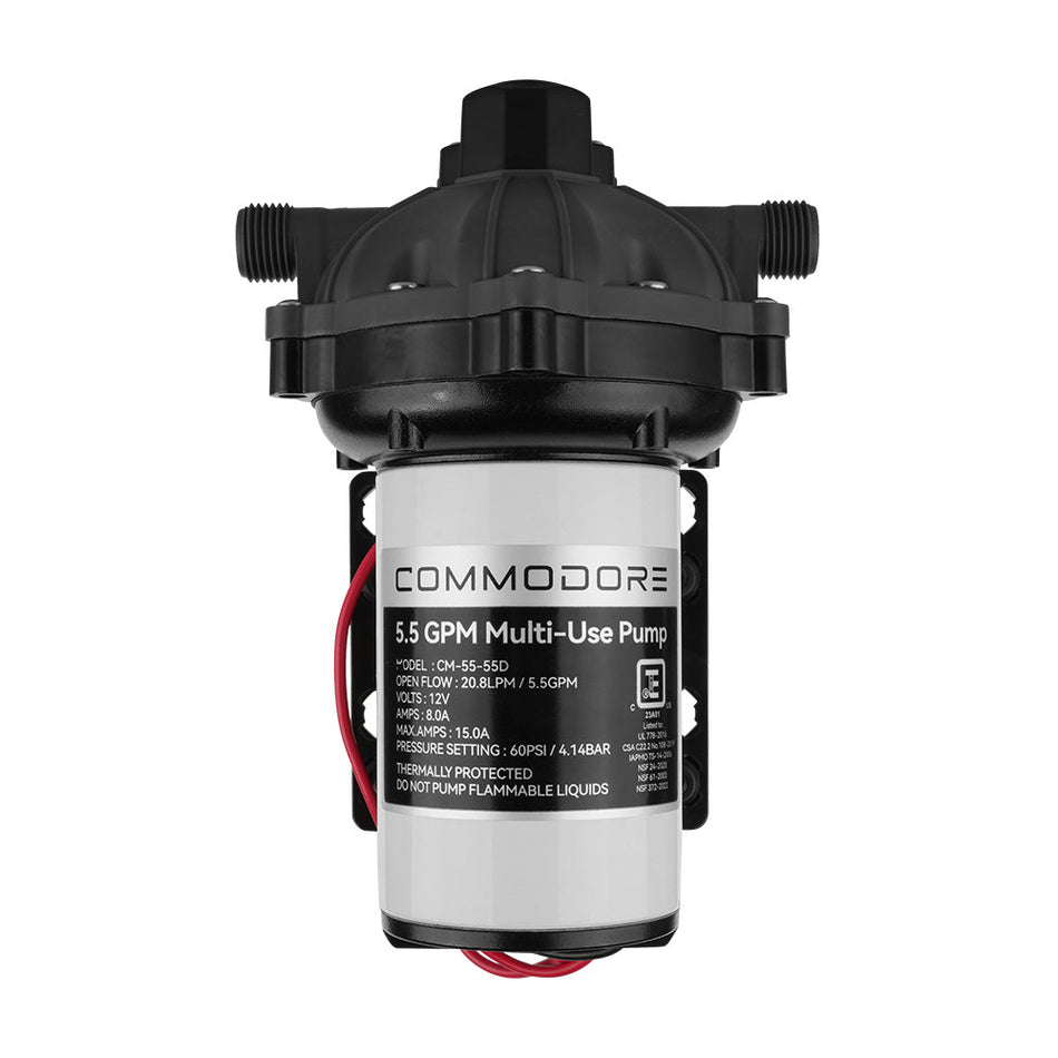 Commodore 5.5 GPM Water Pump - 12V - Get Tight Gear