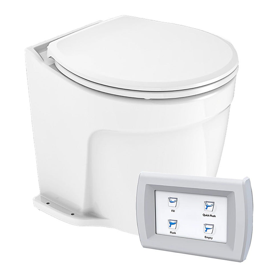 Commodore Deluxe Flush Electric Toilet - Raw Water Pump - Get Tight Gear