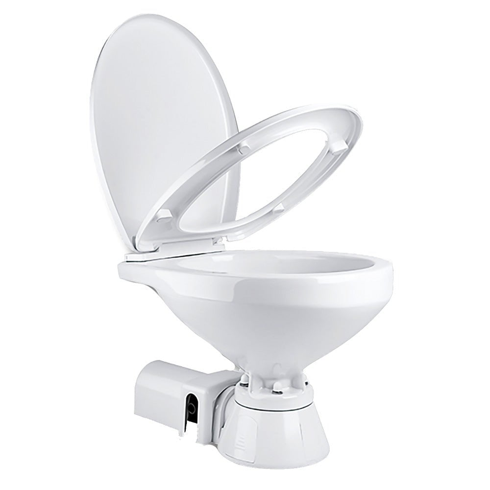 Commodore Electric Marine Toilet - Rear Macerator - Regular Size - Get Tight Gear