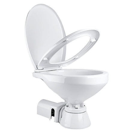 Commodore Electric Marine Toilet - Rear Macerator - Regular Size - Get Tight Gear