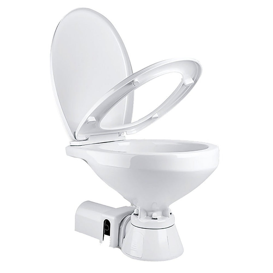 Commodore Electric Marine Toilet - Rear Macerator - Regular Size - Get Tight Gear
