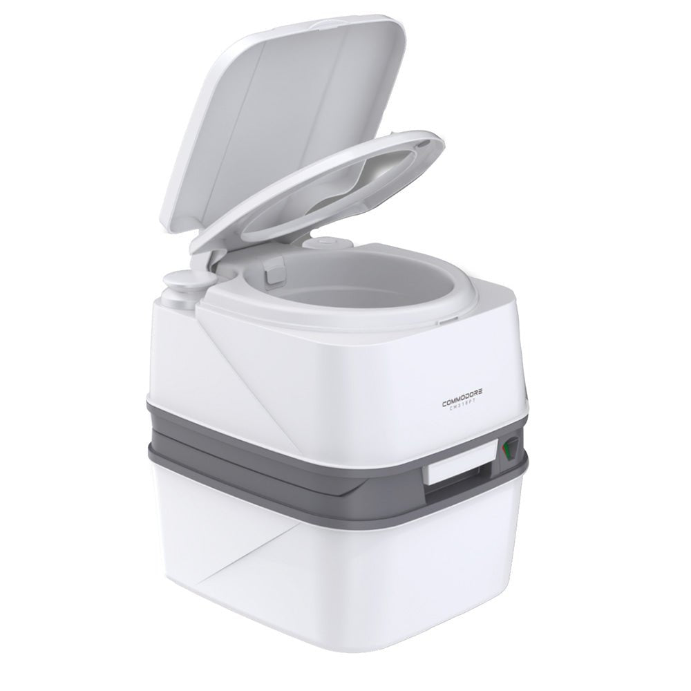 Commodore Premium Portable Travel Toilet - Injection Molded - 18L/4.75 Gallon - Get Tight Gear