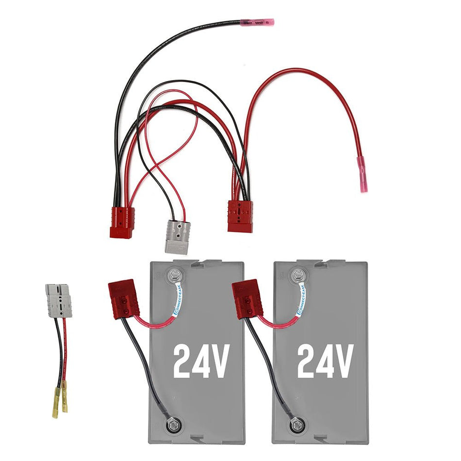 Connect - Ease 24V Parallel Kit f/2 24V Batteries to 1 Motor - Get Tight Gear