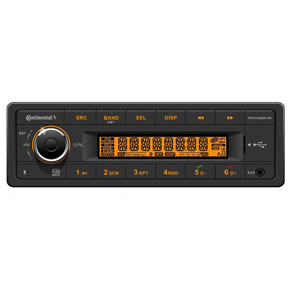 Continental Stereo w/AM/FM/BT/USB/PA System Capable - 12V - Get Tight Gear