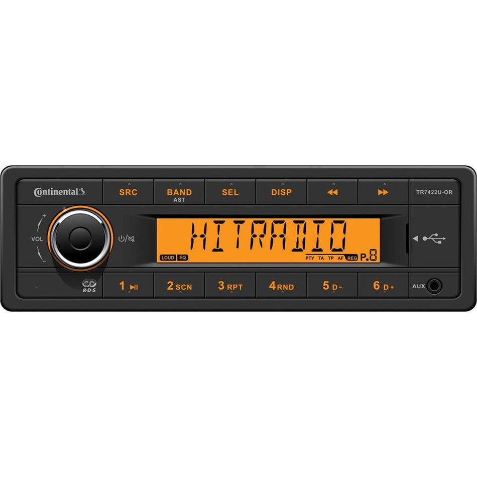 Continental Stereo w/AM/FM/USB - 24V - Get Tight Gear