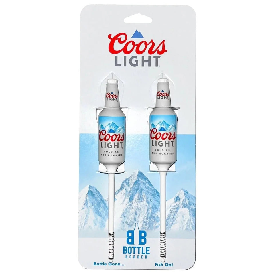 2 Pack Double Coors Light Fishing Bobbers - Premium Fishing Tackle