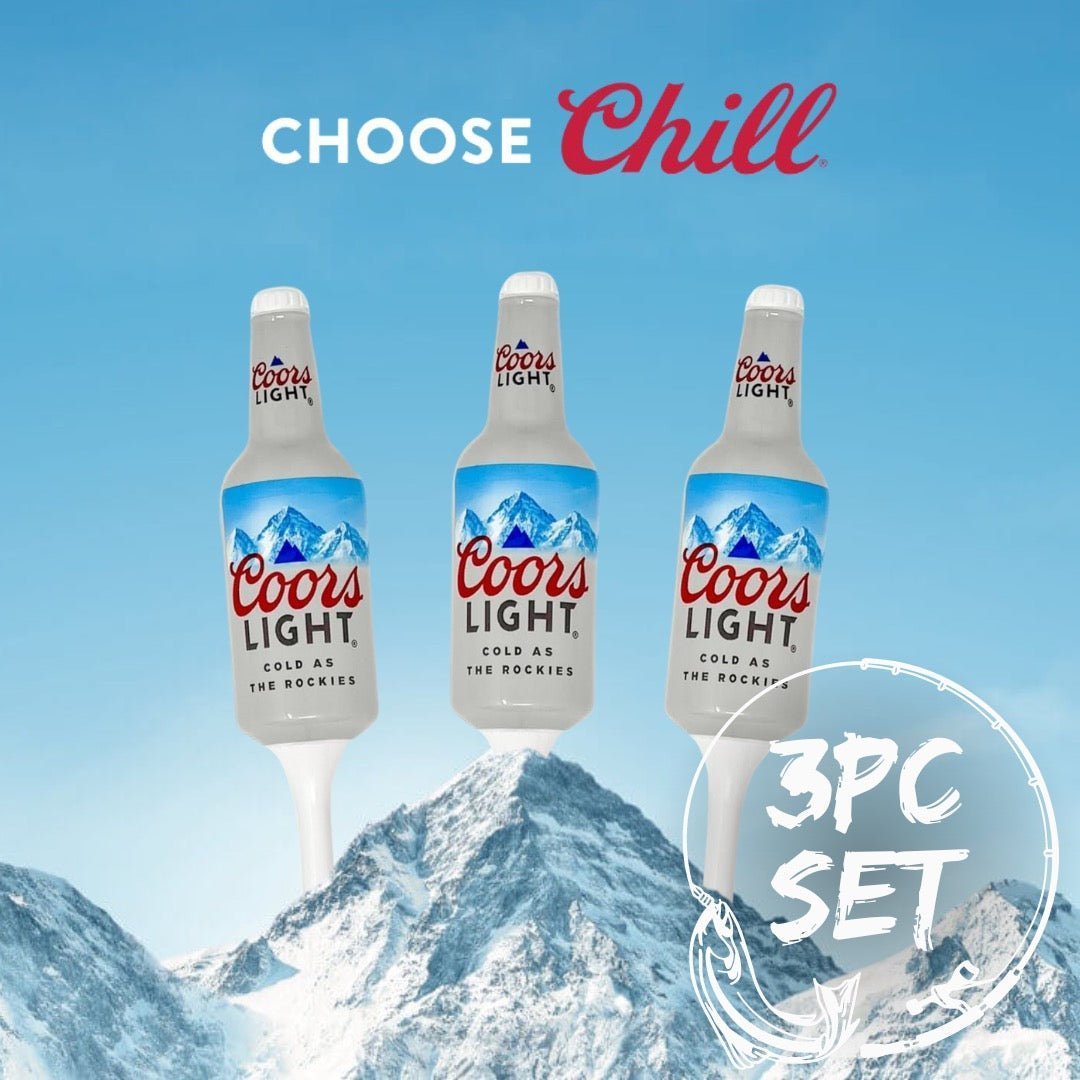 Coors Light Premium Fish Bobbers - 3 pcs - Get Tight Gear