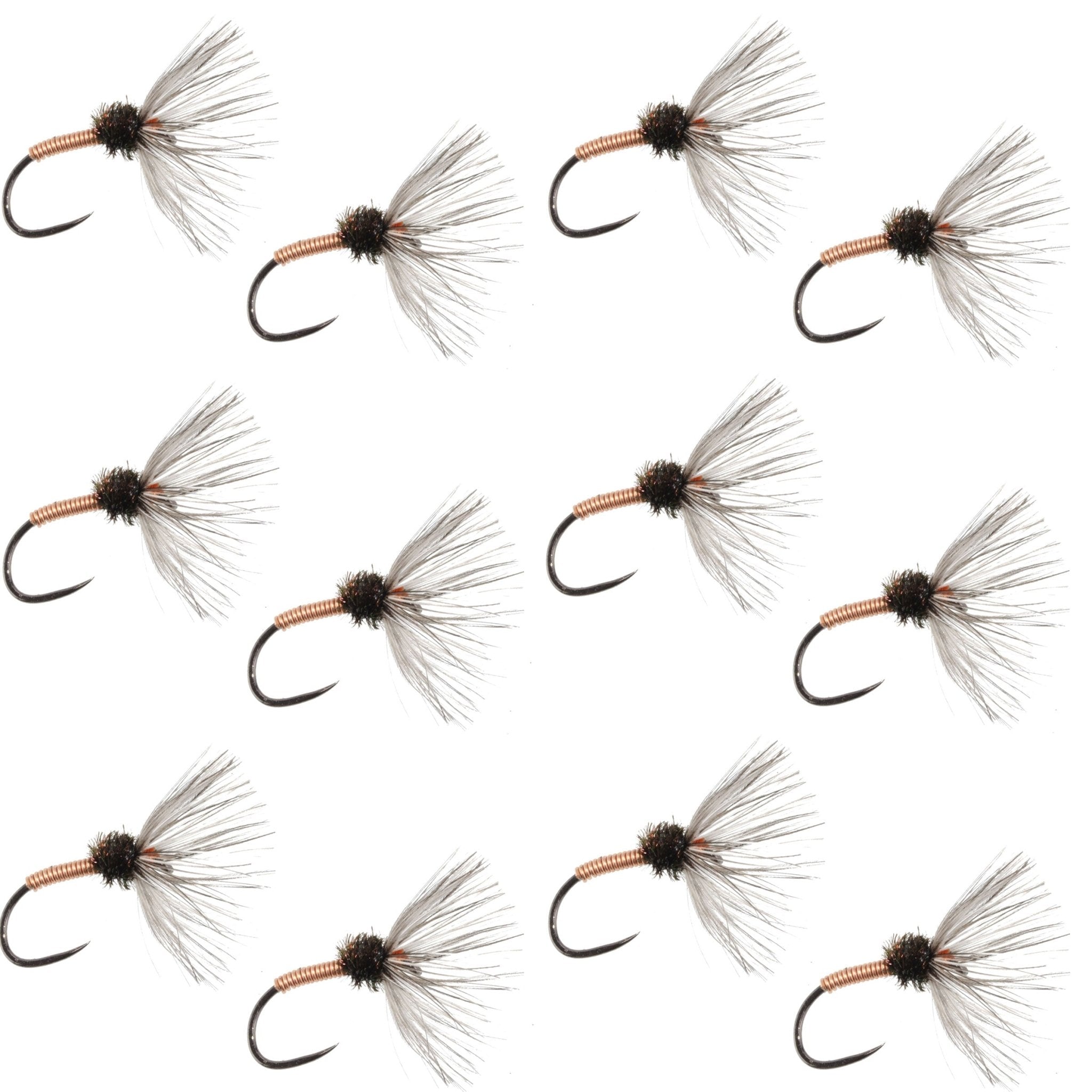 Copper Sakasa Kebari - 12 Tenkara Flies - Size 14 - Get Tight Gear