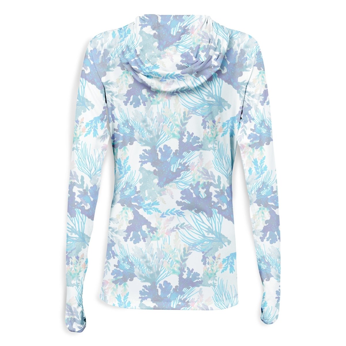 Coral Tropics Womens Hooded Performance - Get Tight Gear