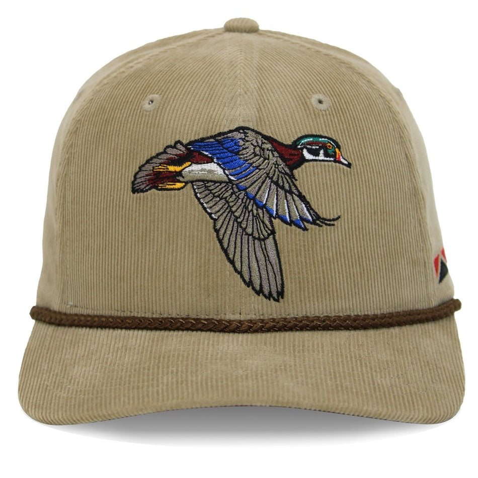 Corduroy Wood Duck 6 - Panel Performance Cap - Get Tight Gear