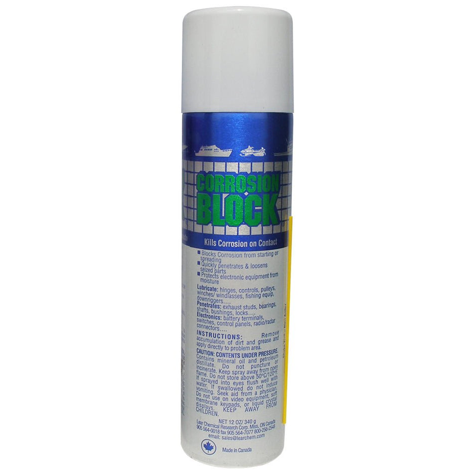 Corrosion Block 12oz Aerosol Can - Non - Hazmat, Non - Flammable & Non - Toxic - Get Tight Gear